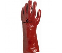 GANTS PVC ROUGE ENDUIT