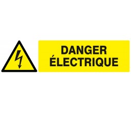 PANNEAU DANGER ELECTRICITE