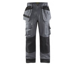 PANTALON ARTISAN GRIS/NOIR T44