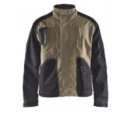 VESTE PROFIL BEIGE/NOIR M