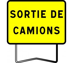 PANNEAU SORTIE DE CAMIONS